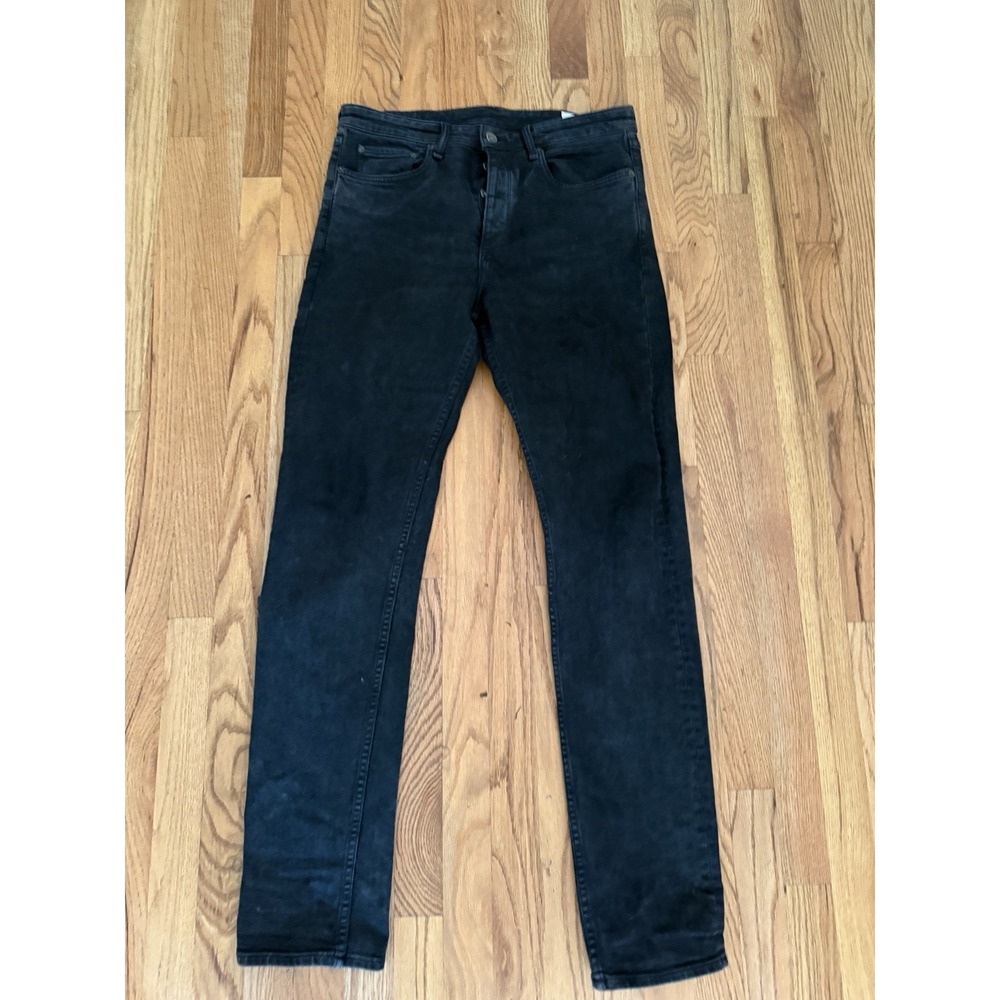 RAG & BONE NY Men Fit 2 Slim Archer Faded Black Jean Slim Stretch Denim Men 32